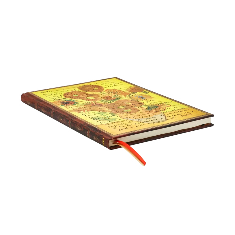 AGENDA GRANDE PLANNER VERTICALE 2027 GIRASOLI VAN GOGH PAPERBLANKS