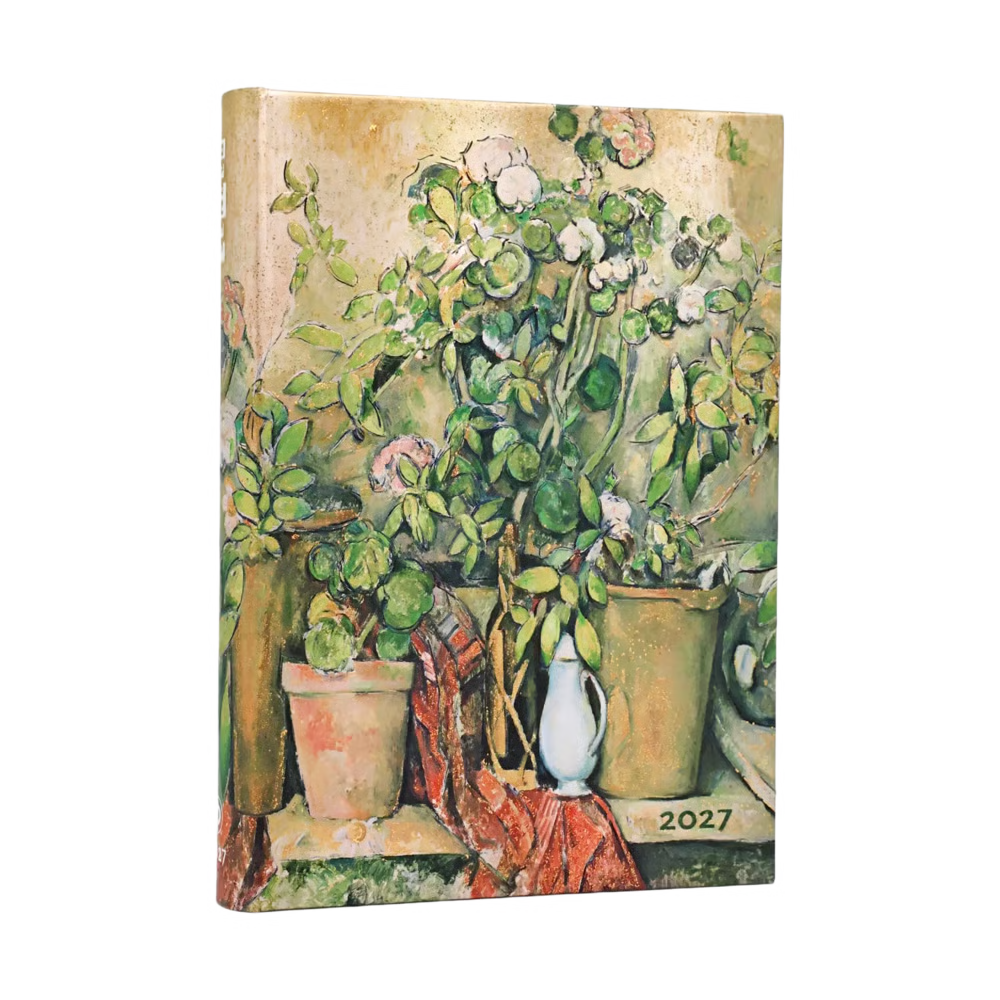 AGENDA MAXI GIORNALIERA 2027 VASI DI TERRACOTTA E FIORI, CEZANNE PAPERBLANKS Immagine principale del prodotto
