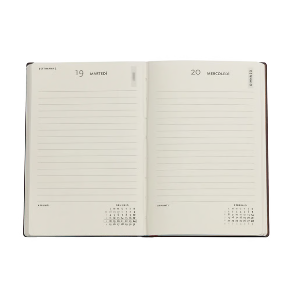 AGENDA MINI GIORNALIERA 2027 CANTO DEI FIORI SELVATICI PAPERBLANKS