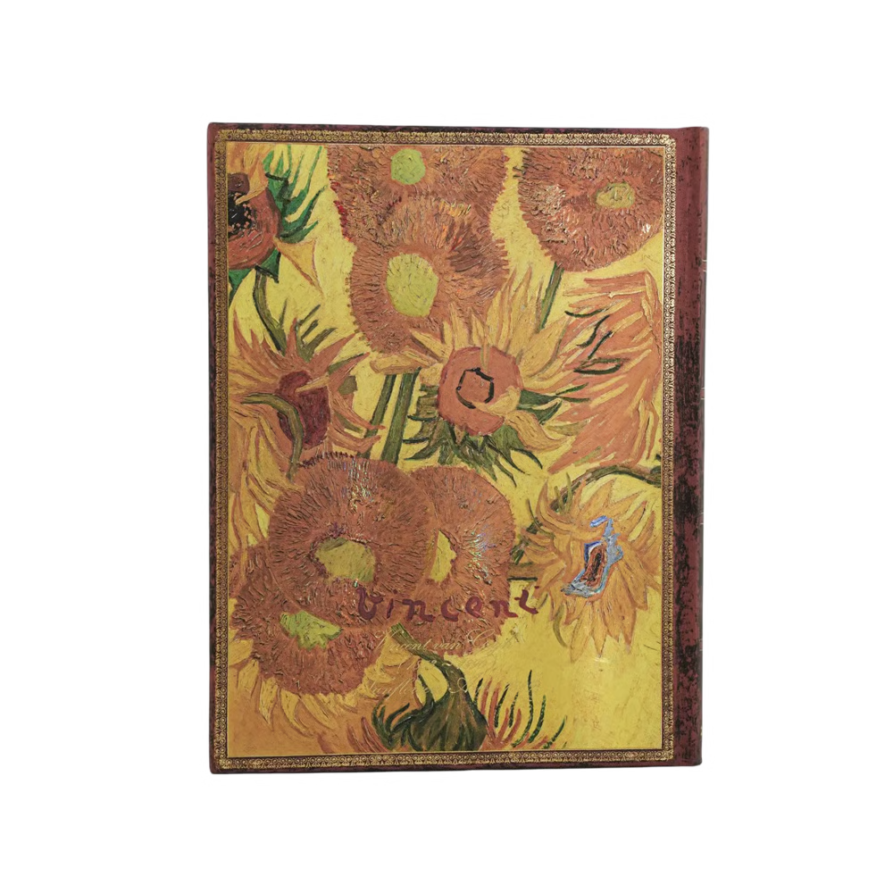 AGENDA ULTRA SETTIMANALE VERTICALE 2027 GIRASOLI VAN GOGH PAPERBLANKS Immagine secondaria del prodotto