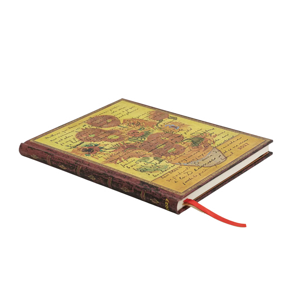 AGENDA ULTRA SETTIMANALE VERTICALE 2027 GIRASOLI VAN GOGH PAPERBLANKS