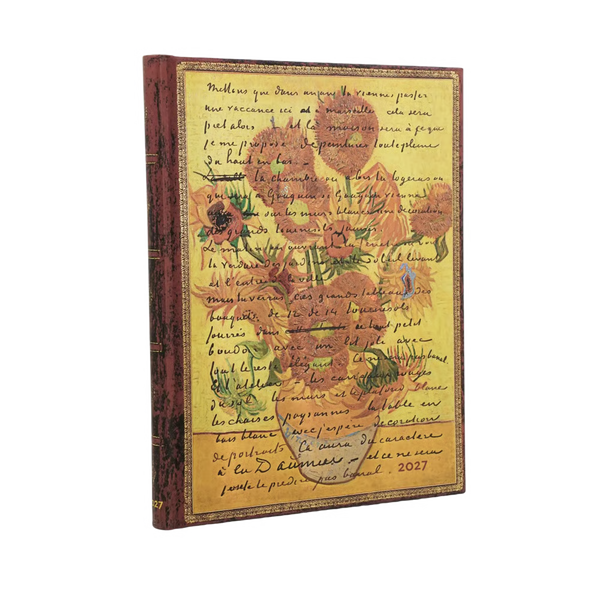 AGENDA ULTRA SETTIMANALE VERTICALE 2027 GIRASOLI VAN GOGH PAPERBLANKS