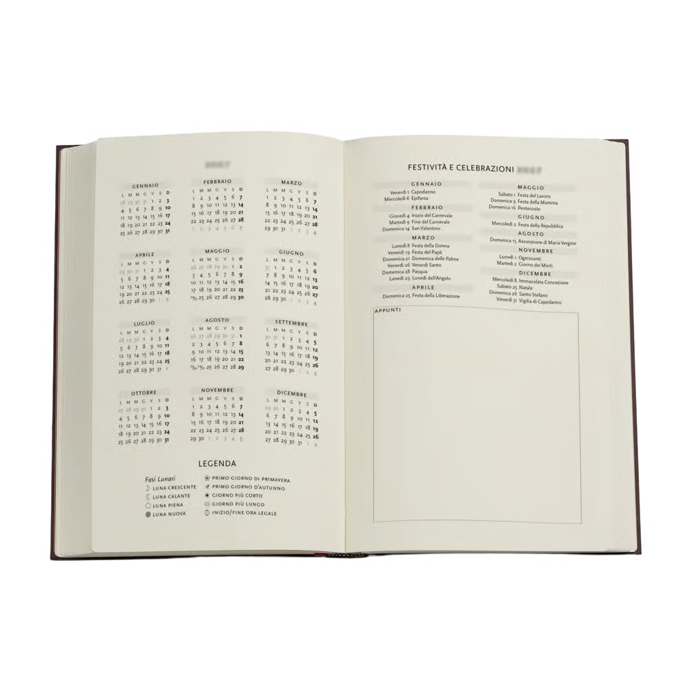 AGENDA MAXI SETTIMANALE ORIZZONTALE 2027 PRIMAVERA PAPERBLANKS