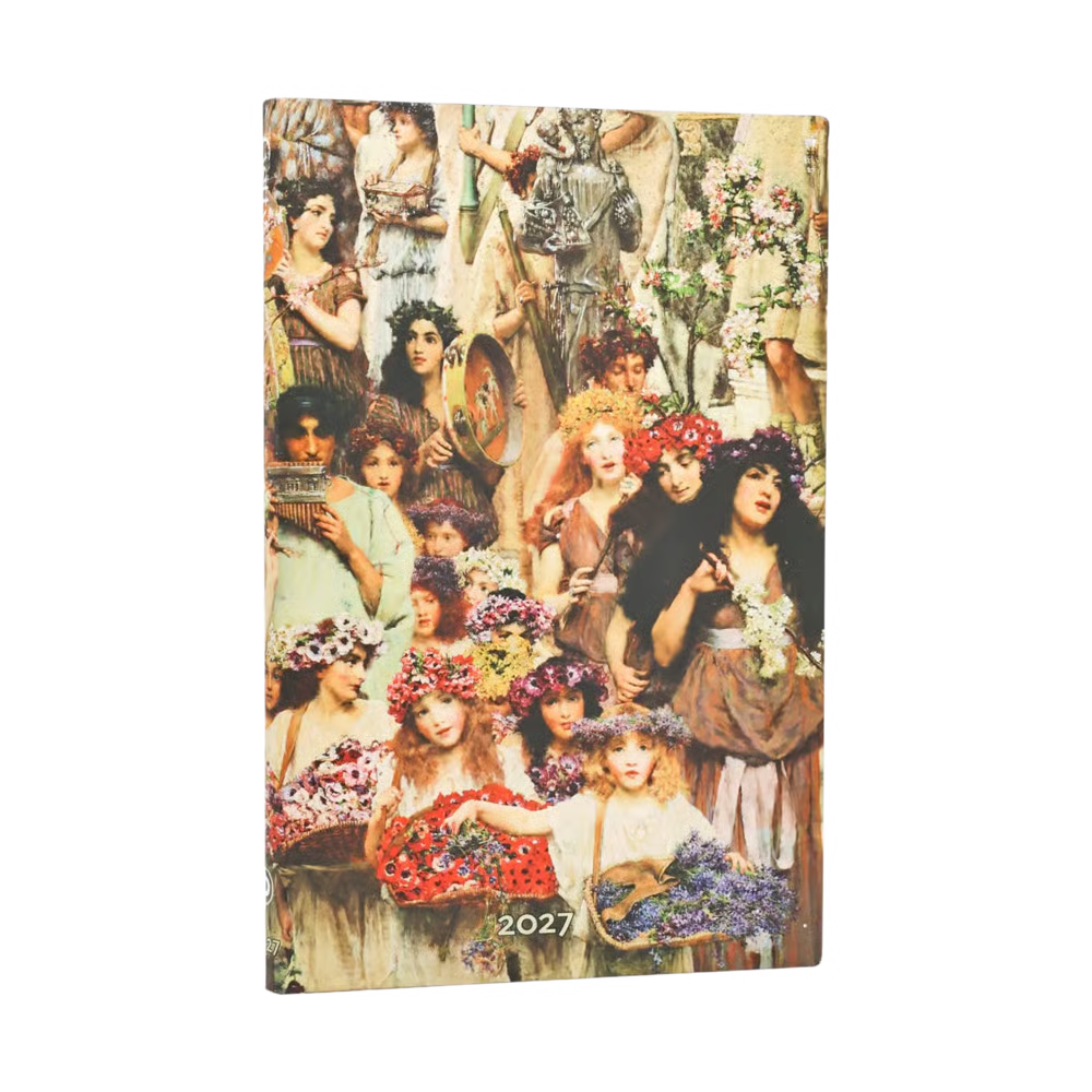 AGENDA MAXI SETTIMANALE ORIZZONTALE 2027 PRIMAVERA PAPERBLANKS Immagine principale del prodotto