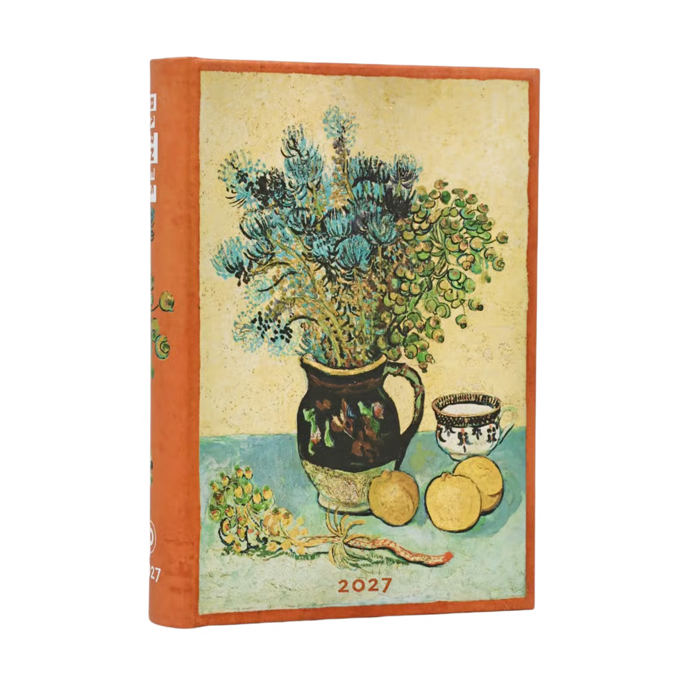 AGENDA MINI GIORNALIERA 2027 NATURA MORTA VAN GOGH PAPERBLANKS Immagine principale del prodotto