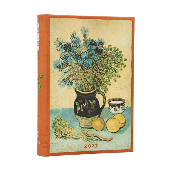AGENDA MINI GIORNALIERA 2027 NATURA MORTA VAN GOGH PAPERBLANKS