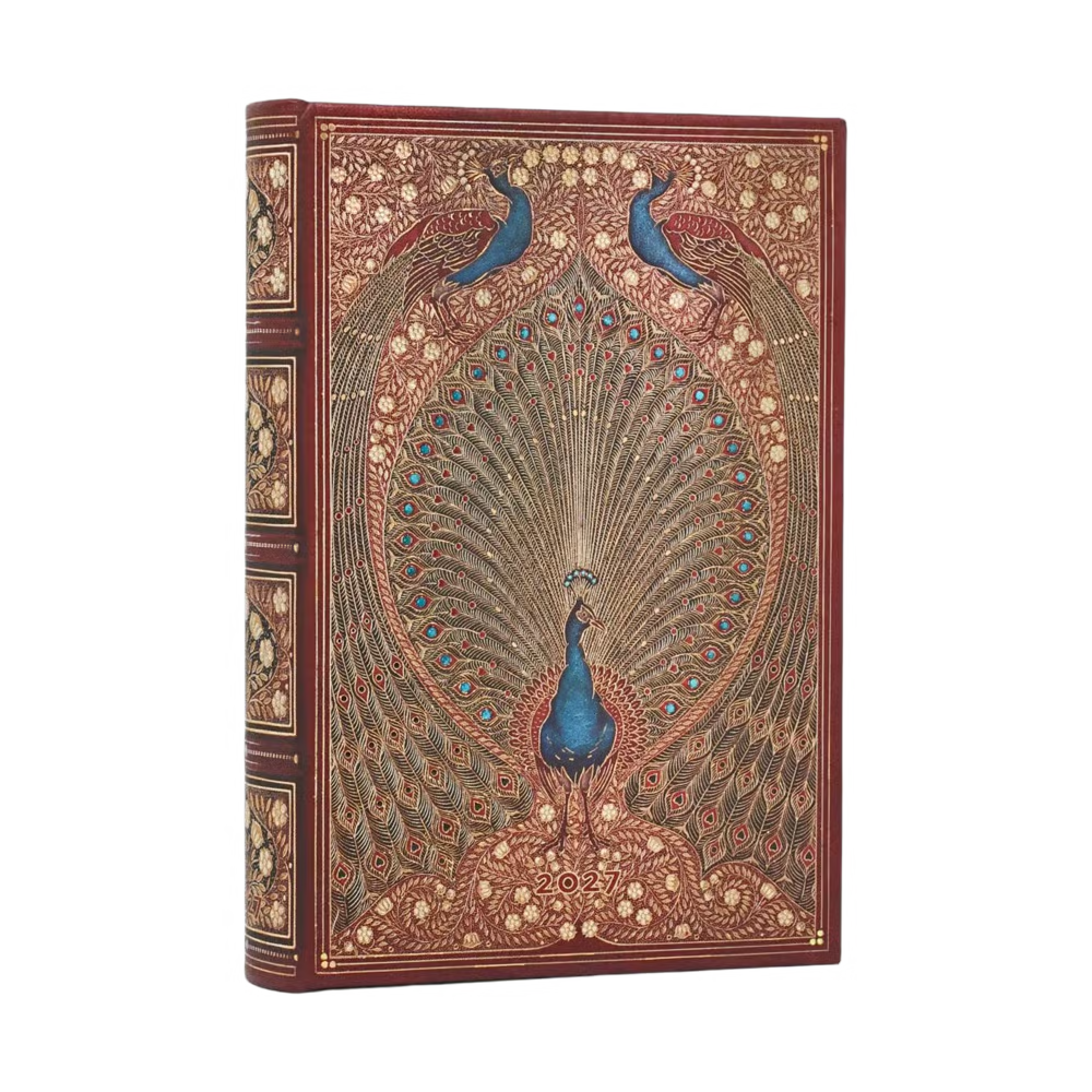 AGENDA MINI GIORNALIERA 2027 PAVONI DI HOFEZ PAPERBLANKS Immagine principale del prodotto