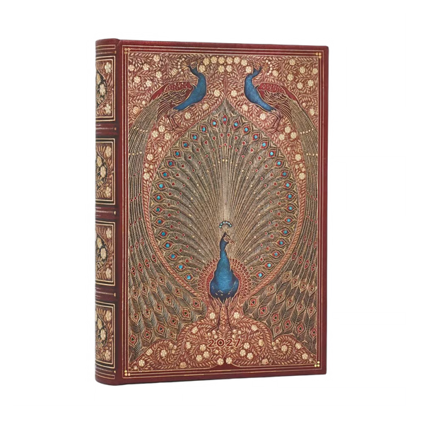 AGENDA MINI GIORNALIERA 2027 PAVONI DI HOFEZ PAPERBLANKS