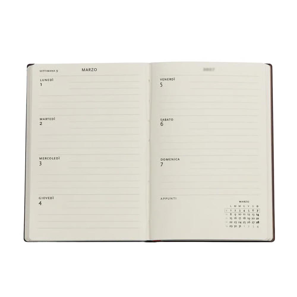AGENDA MINI SETTIMANALE ORIZZONTALE 2027 MAGIA CELESTE PAPERBLANKS