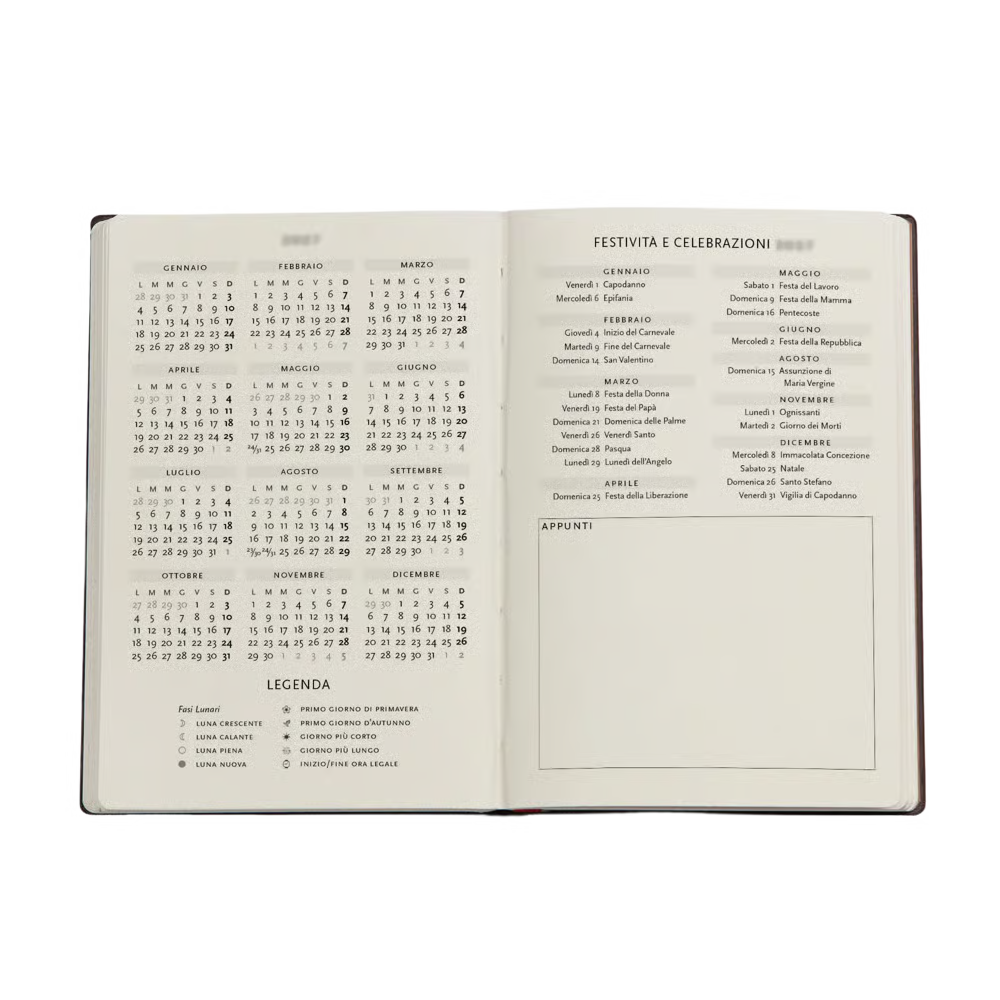 AGENDA MINI SETTIMANALE ORIZZONTALE 2027 MAGIA CELESTE PAPERBLANKS