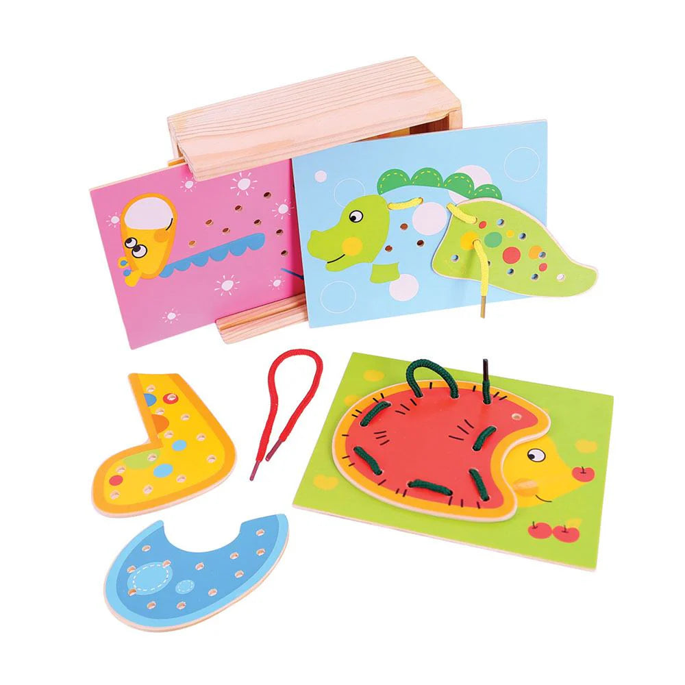 Puzzle Allacciature: Animali - Set 4 Pezzi