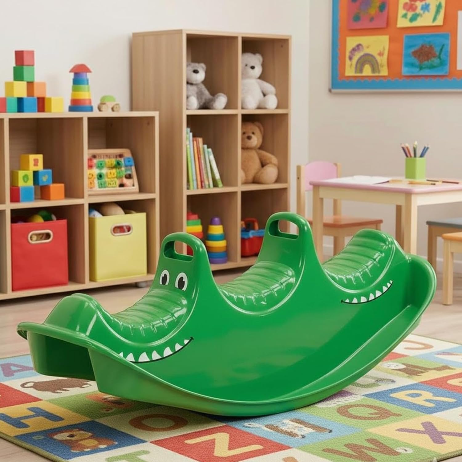 Coccodrillo Altalena In Plastica