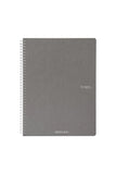 QUADERNO C/SPIRALE A4 ECOQUA QUADRETT. 0.5MM ANTRACITE