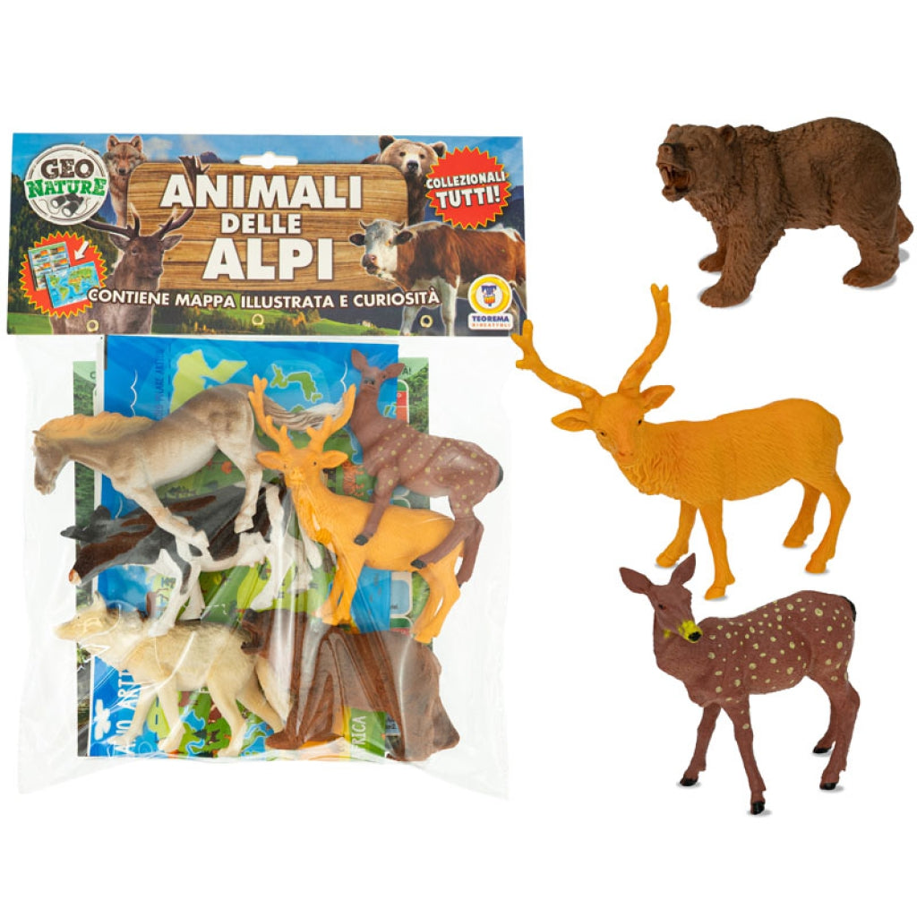 Animali Dell' Alpi - Busta 6 Pezzi Immagine principale del prodotto