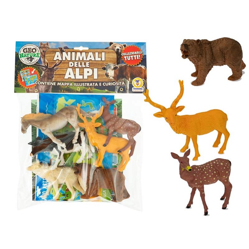 Animali Dell' Alpi - Busta 6 Pezzi