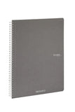 QUADERNO C/SPIRALE A4 ECOQUA QUADRETT. 0.5MM ANTRACITE
