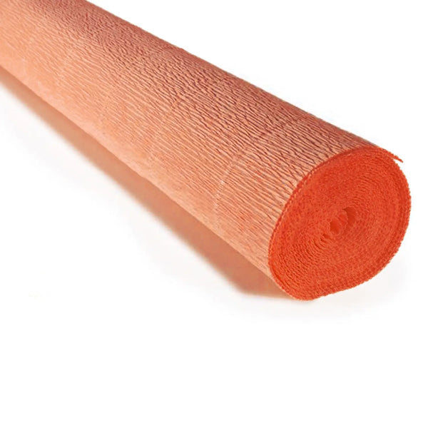 CARTA CRESPA GR.180 - ROTOLO CM.50X250 - ARANCIO