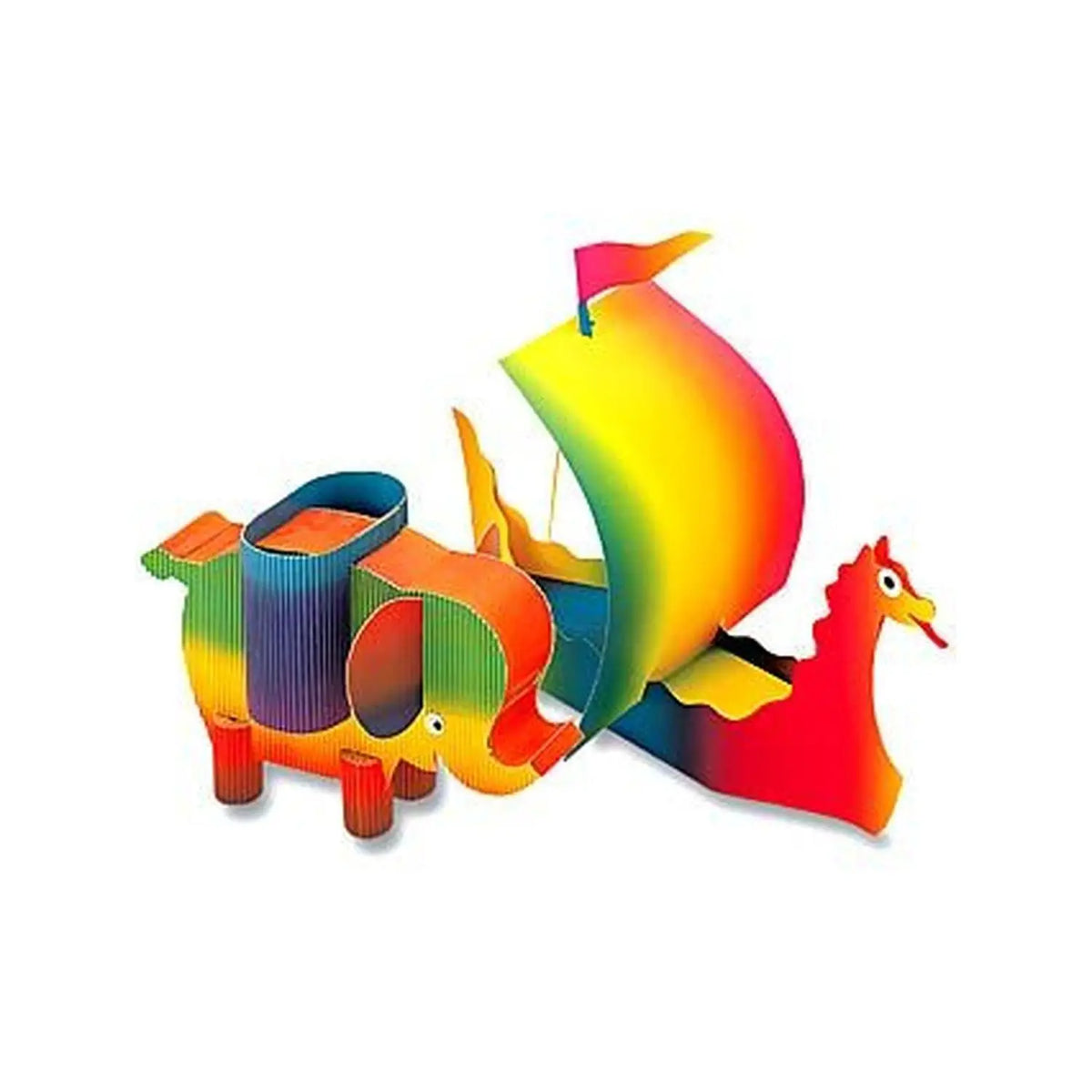 CARTONCINI ARCOBALENO CM.50X70 - CONF. 10 FG.