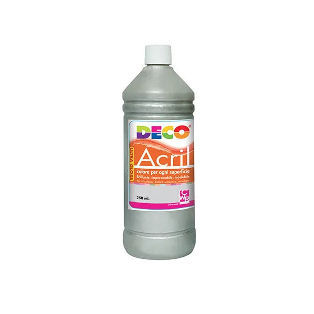 ACRILICO DECO ML.250 - ARGENTO