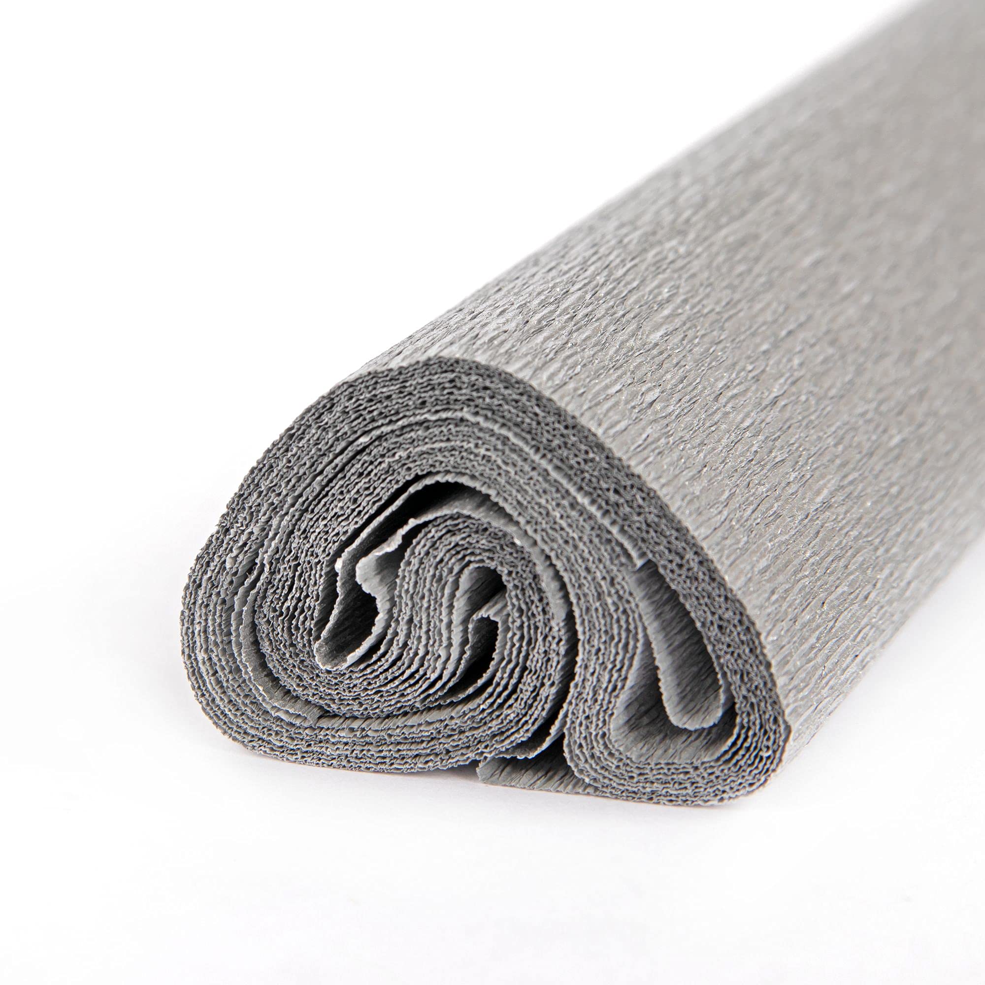 CARTA CRESPA - ROTOLO CM.50X250 - ARGENTO Immagine secondaria del prodotto