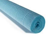 CARTA CRESPA GR.180 - ROTOLO CM.50X250 - CELESTE