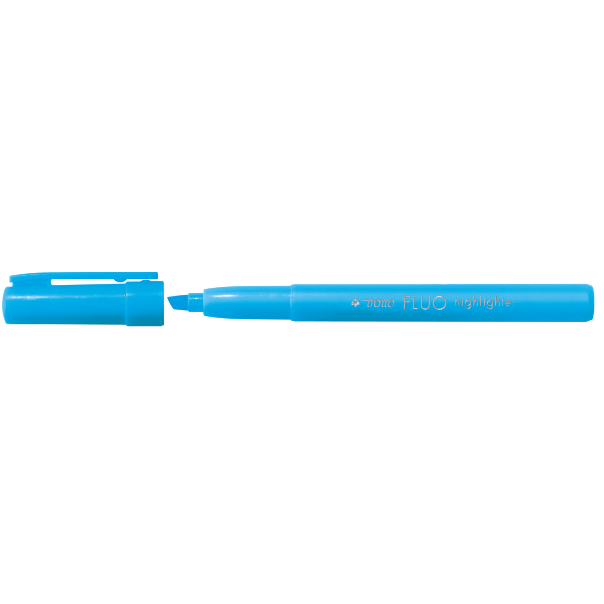 EVIDENZIATORE TRATTO FLUO AZZURRO
