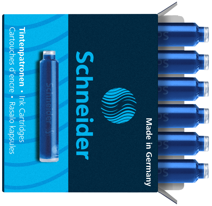 SCATOLA DA 6 CARTUCCE BLU