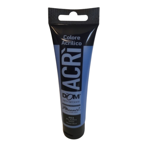 ACRILICO TUBO ML. 100 - SET 5 TUBI COLORI METAL