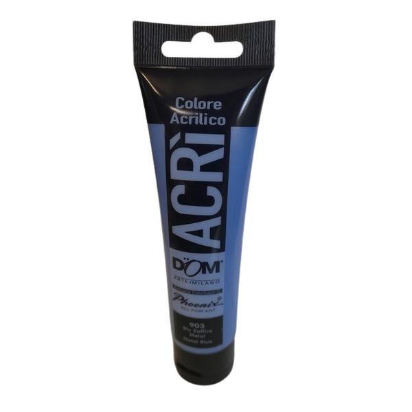 ACRILICO TUBO ML. 100 - SET 5 TUBI COLORI METAL