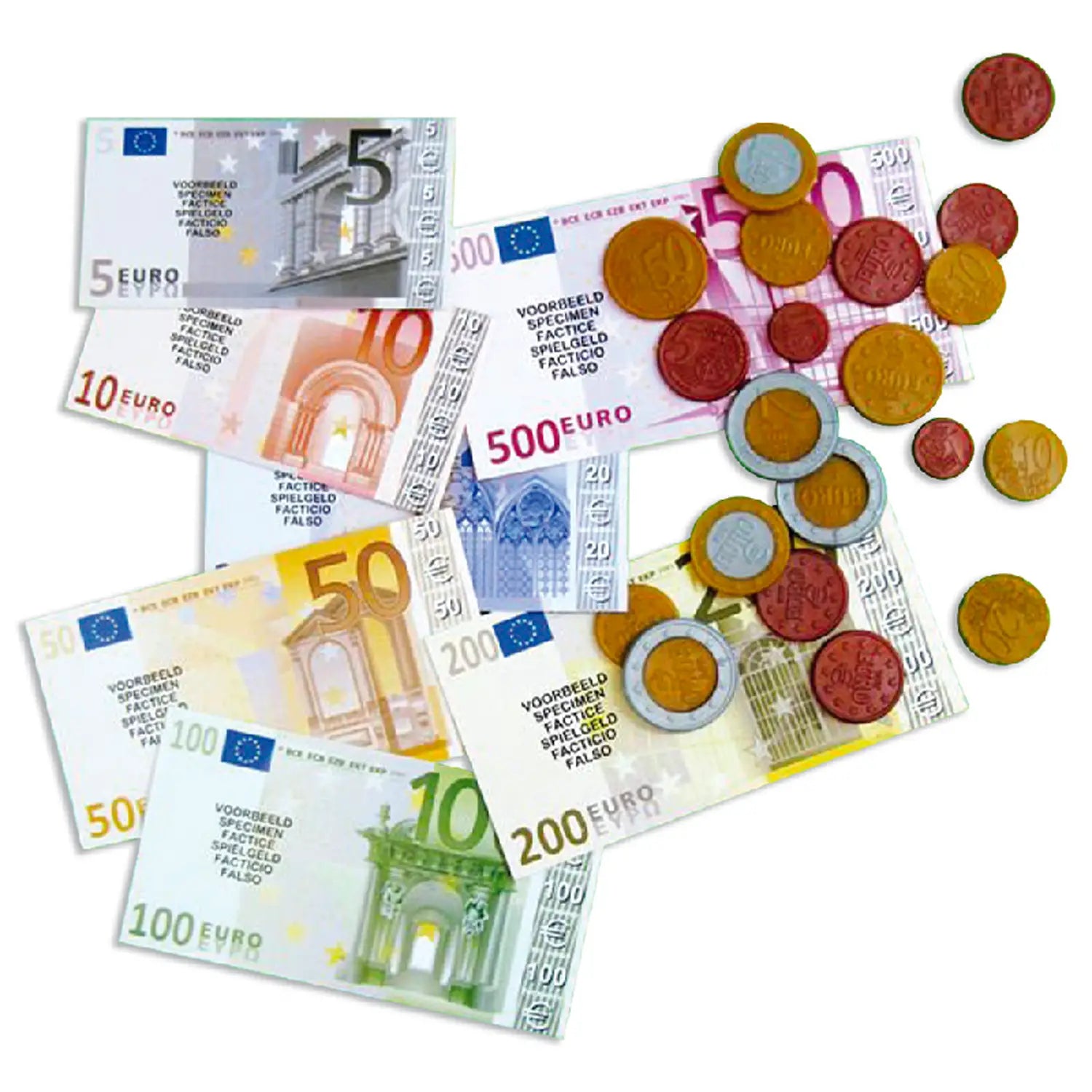 Barattolo Euro Monete E Banconote