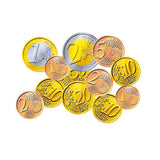 Barattolo Euro Monete E Banconote