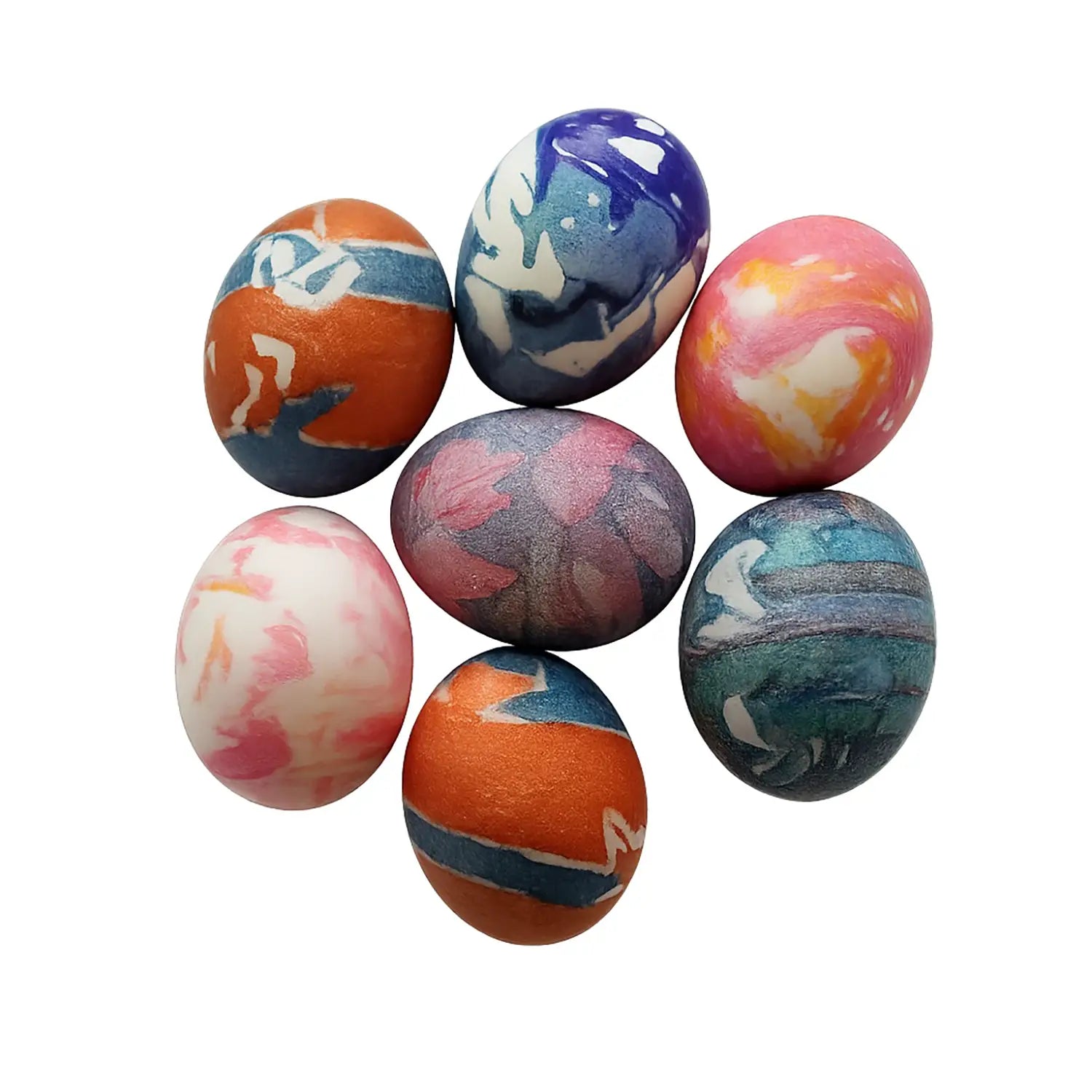 UOVA BIANCHE PLASTICA DA DECORARE - CONF.50 PZ.