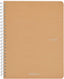 QUADERNO C/SPIRALE ECOQUA A5 1RIG CARTONATO BEIGE