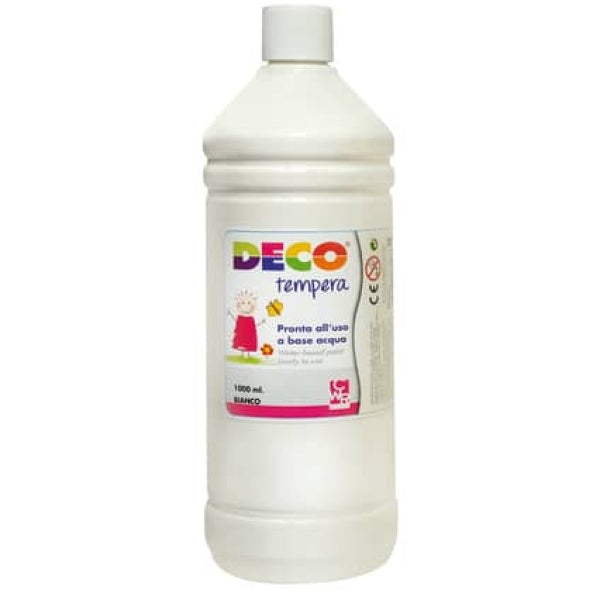 TEMPERA - SCATOLA 6 FLACONI ML.1000 - COLORI ASSOR
