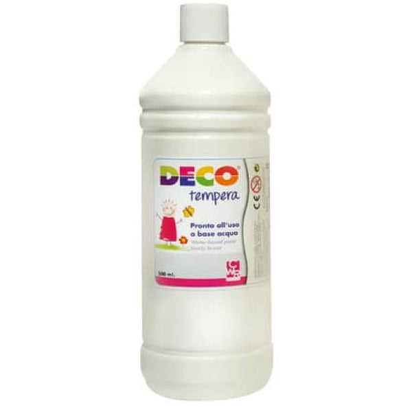 TEMPERA FLACONE ML.500  - SET 6 PZ. - COL. ASS. Immagine secondaria del prodotto