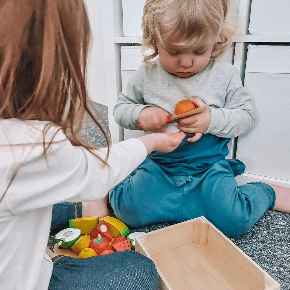 GIOCO IN LEGNO TAGLIA LA FRUTTA