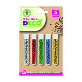 STELLINE BIO GLITTER 5 FLACONI ML10 - ASSORTITI