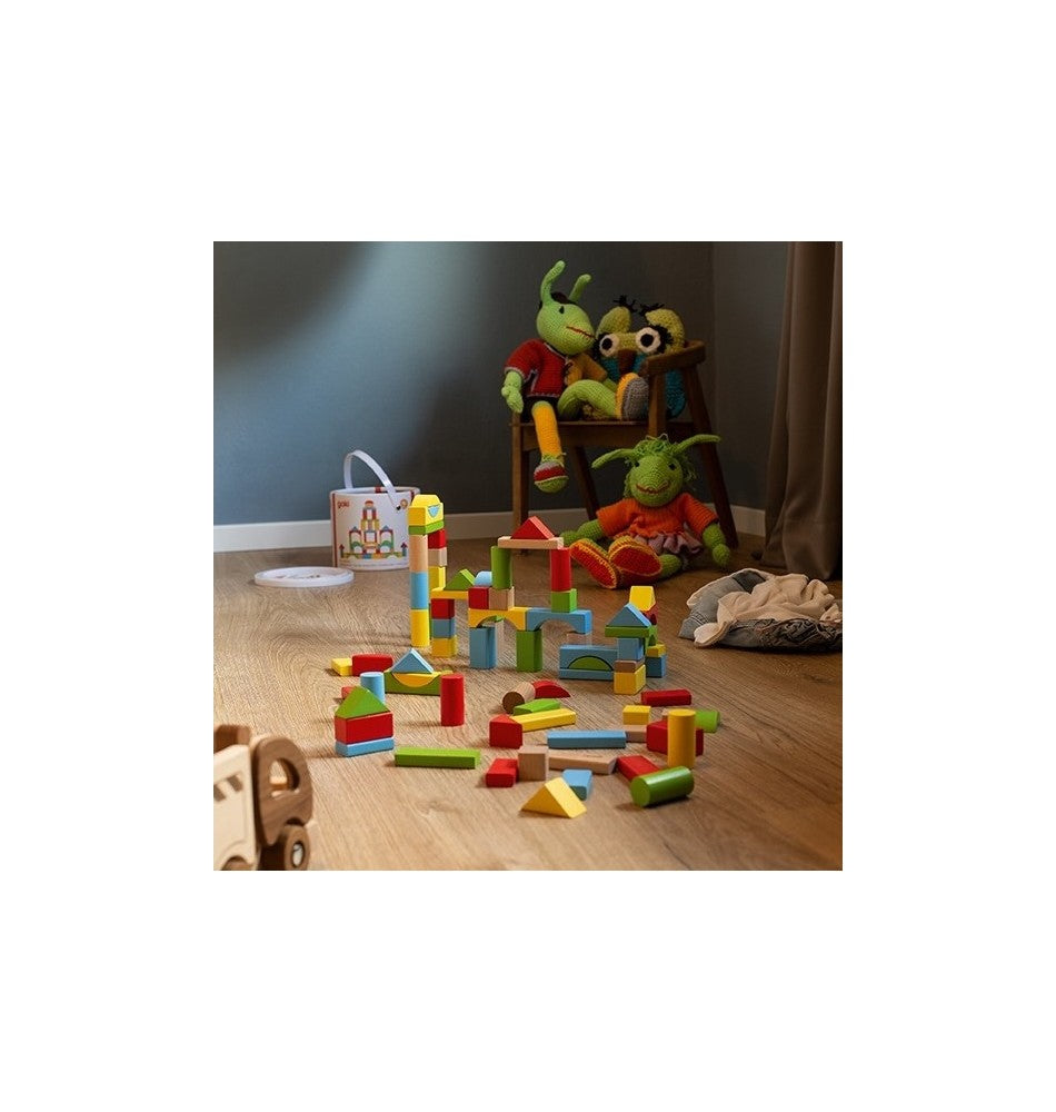 Costruzioni In Legno - Colori e Forme Assortite