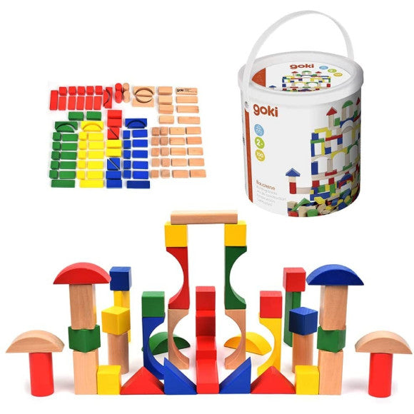 Costruzioni In Legno - Colori e Forme Assortite