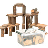 Blocchi Naturali A Tronco - Costruzioni Set 790 Pezzi