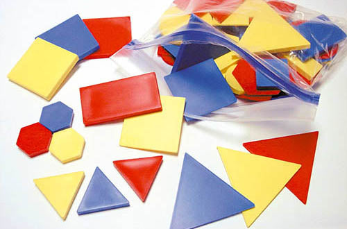 Blocchi Logici Medi/Piccoli - Busta 60 Pezzi