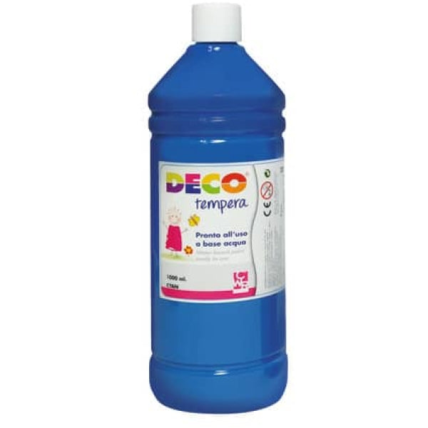 TEMPERA - FLACONE ML.1000 - BLU CYAN Immagine principale del prodotto