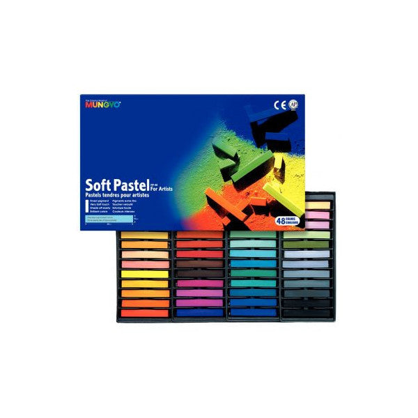 GESSI QUADRATI - SCATOLA 48 PEZZI - COLORI ASSORTI