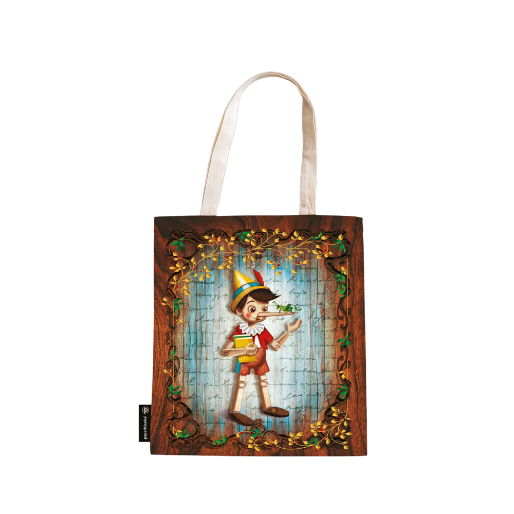 BORSA DI TELA PINOCCHIO, CARLO COLLODI PAPERBLANKS Immagine principale del prodotto