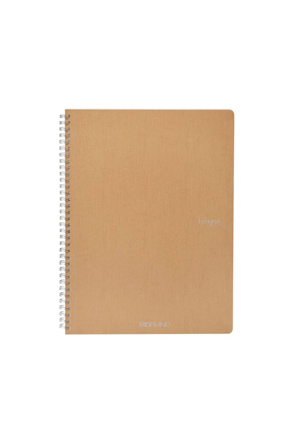 QUADERNO C/SPIRALE A4 ECOQUA QUADRETT. 0.5MM BRUNO