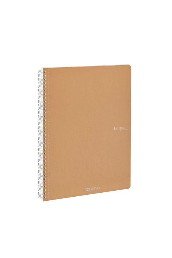 QUADERNO C/SPIRALE A4 ECOQUA QUADRETT. 0.5MM BRUNO