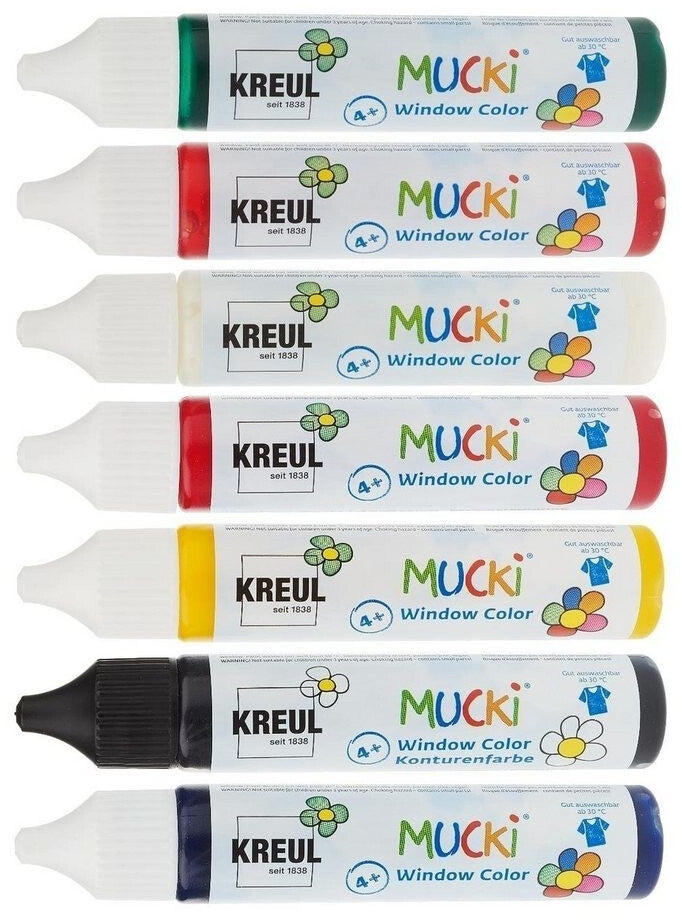 MUCKI - WINDOW COLOR - KIT PICCOLA FAUNA SELVATICA