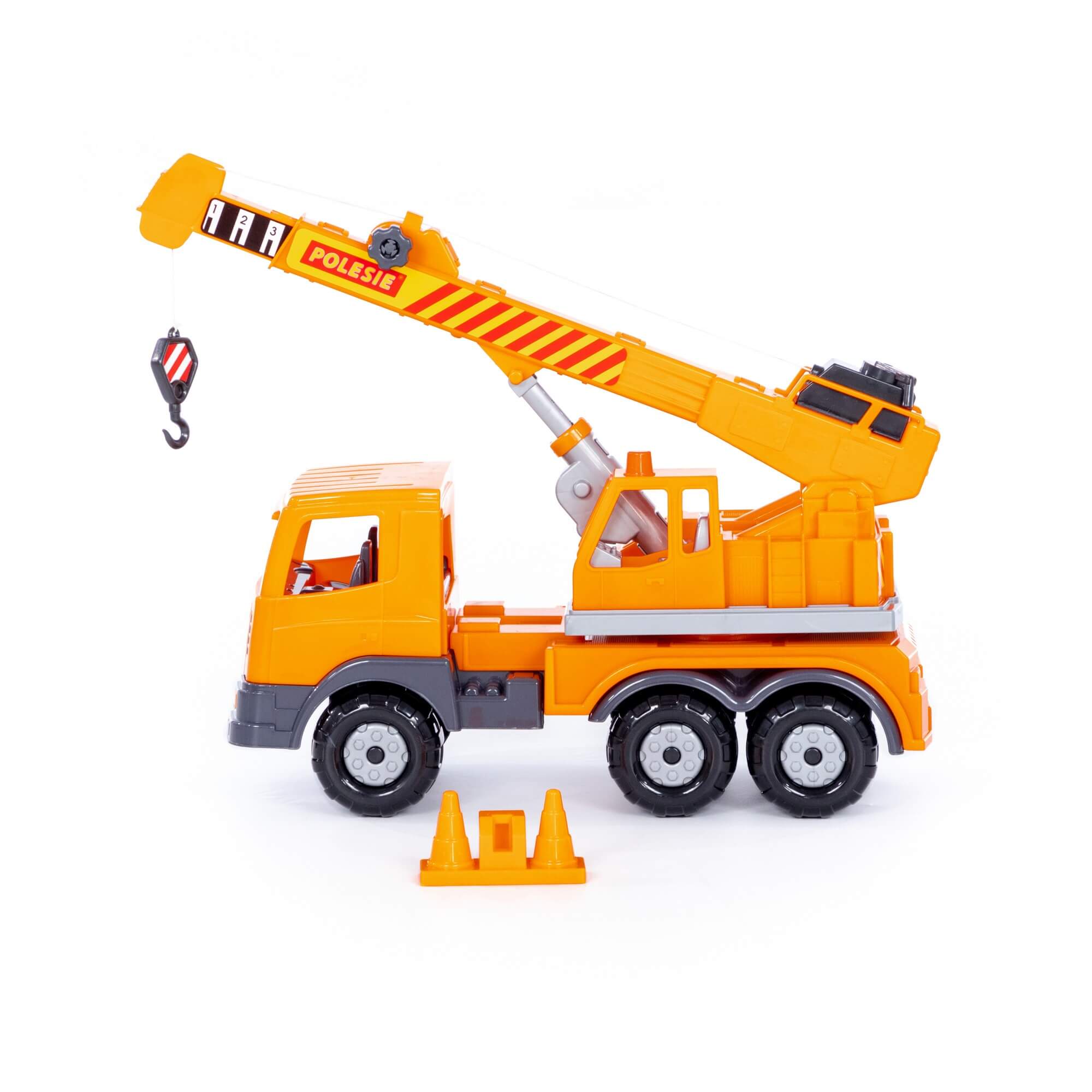 Mezzi Lavoro Cm.42 - Camion Con Gru
