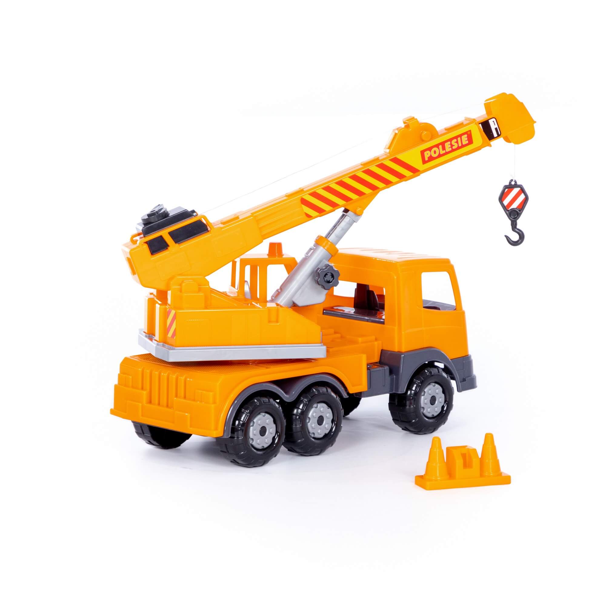 Mezzi Lavoro Cm.42 - Camion Con Gru