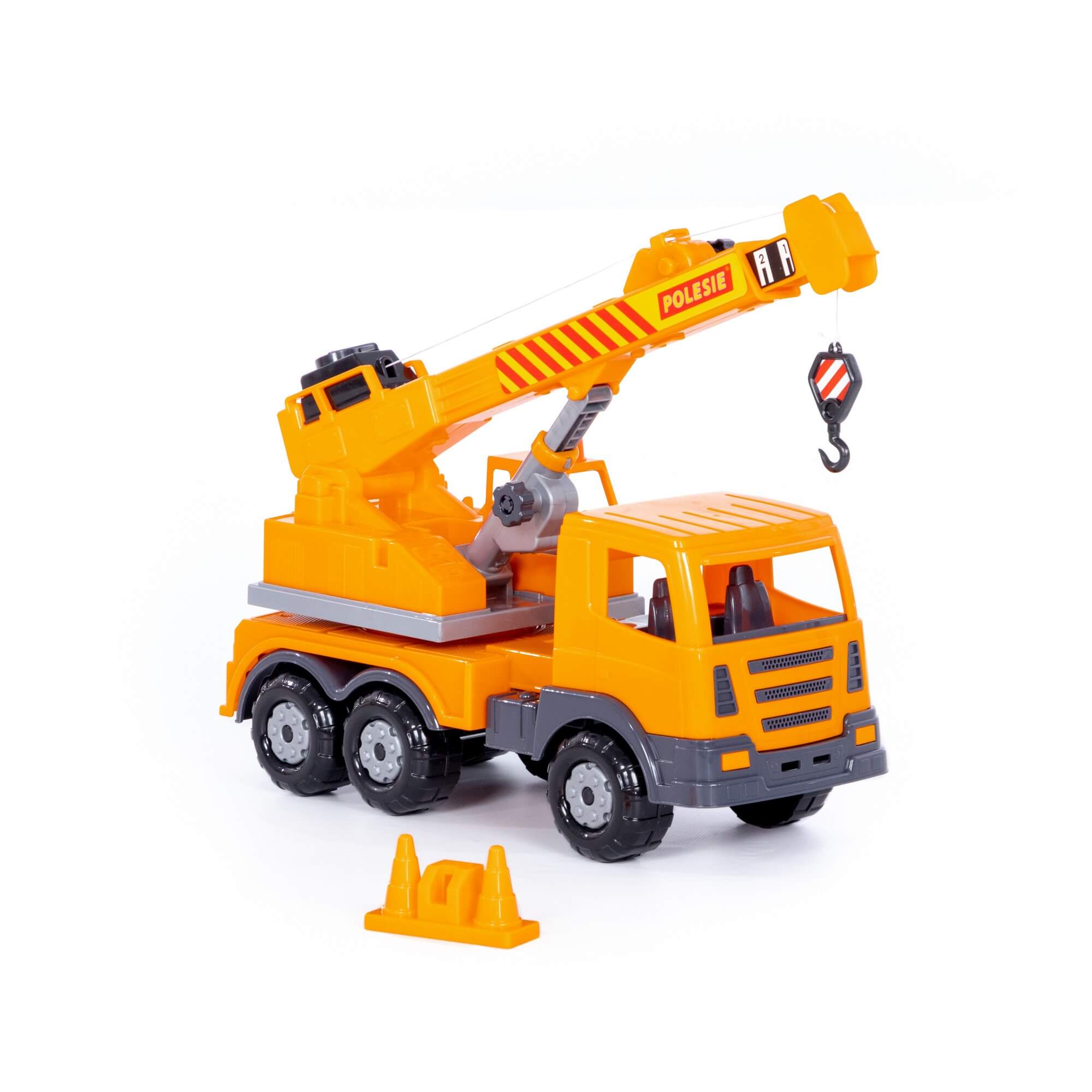 Mezzi Lavoro Cm.42 - Camion Con Gru